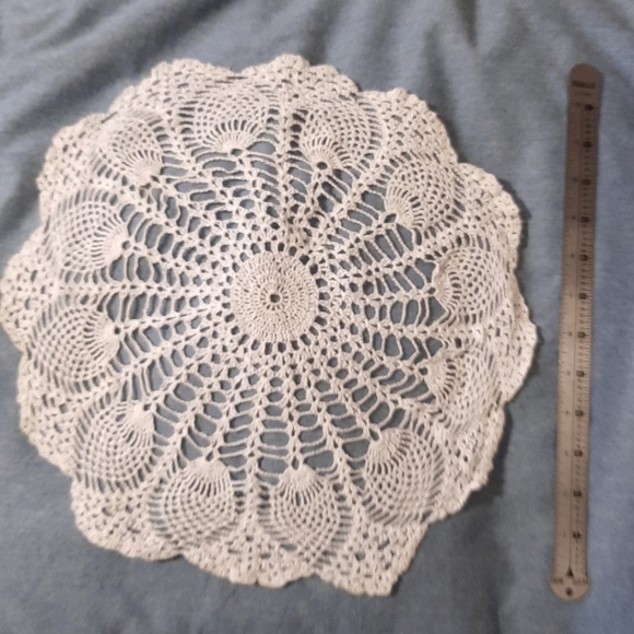 Other - Large Vintage Doily white
